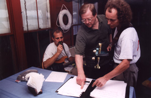 L to R: Jeff Ciampa, Matt Finley, Mark Egan at Basin Bay, Lake George, NY 1999. Photo by Pat Ciampa.