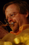 Matt Finley, flugelhorn.  Photo by Duane Beyer.